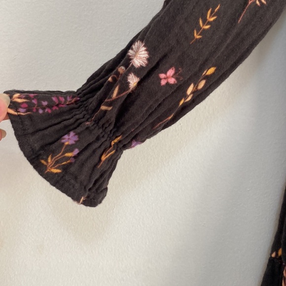 Cotton On Kids - Long Sleeve Floral Dress - Size 4 - Picture 5 of 6